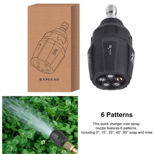 Pressure Washer Rotated Turbo Nozzle Spray 1/4 Inch Quick Connect For High Pressure Washer Car Washing Machine Car Accessory New