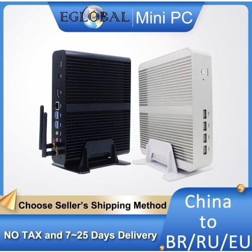[i7 8565U i5 8265U i3 8145U] Fanless Mini PC Windows 10 Pro Micro Computer 2*DDR4 M.2 NVME SSD TV Box 4K HD HTPC 300M WiFi