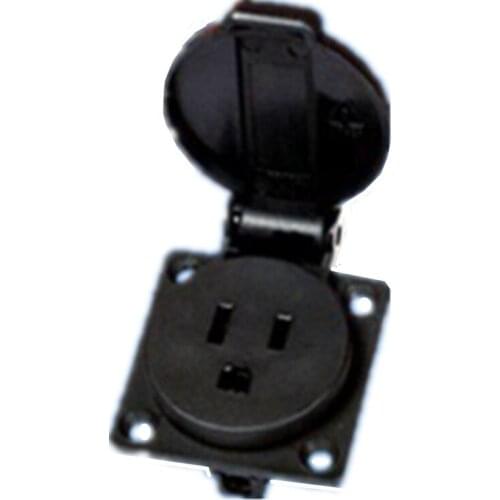 IEC 320 C14 United states 3 prong plug Waterproof AC POWER plug AC socket Removable US Standard 125V 15A Industrial Durab