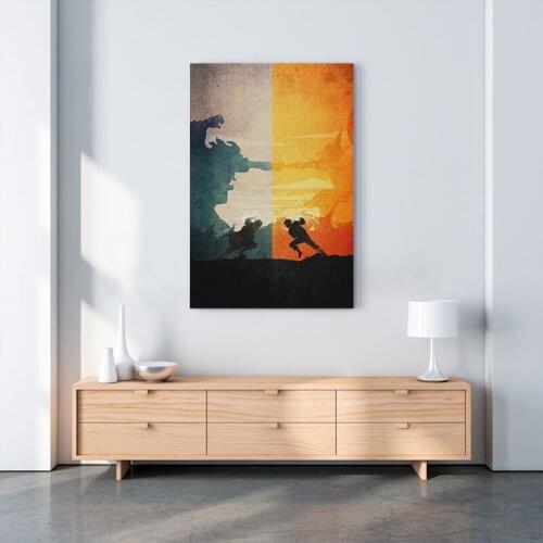 Classic Anime Naruto Poster Sasuke The final Battle Manga Canvas Painting Wall Picture Mural Living Room Home Decor Kids Gift