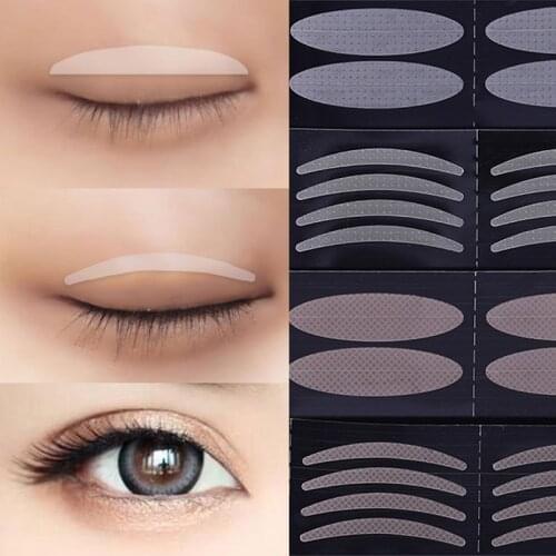 Eyelid Tape Sticker Invisible Double Fold Eyelid Paste Clear Beige Stripe Self-adhesive Shadow Eye Tape Makeup Tools