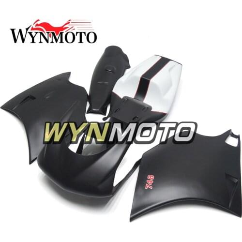 Fiberglass Racing Fairing Kit For Ducati 996 998 916 748 Monoposto Year 96 - 01 1996 2000 2001 2002 ABS Motorcycle Black Covers
