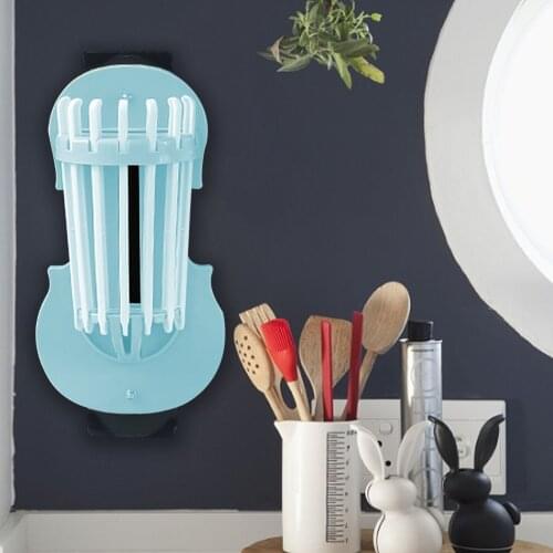 Creative Multifunctional Seven-in-one Pull-out Retractable Non-perforated Towel Rack Kitchen Shelf Bathroom Bedroom Storage Rack