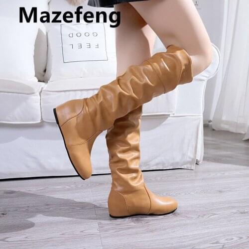 Женские ботильоны на танкетке Mazefeng China At AliExpress