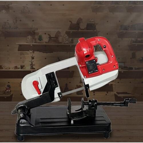 Multi-function Band Saw Household Metal Cutting Machine 220V Electric Jig Saw Desktop Woodworking Bead DIY Bandsaw Cutter