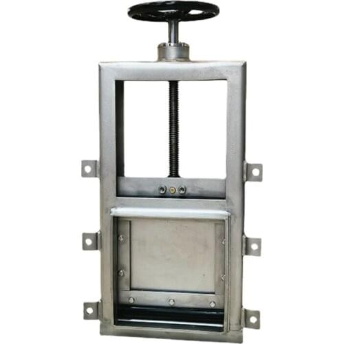 Stainless steel wall sliding water flood gate penstock valve