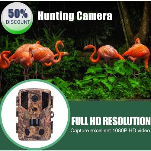 New Trail Camera 20MP 1080P Wireless Hunting Cameras with Night Vision Wildlife Surveillance Wild Tracking Cam