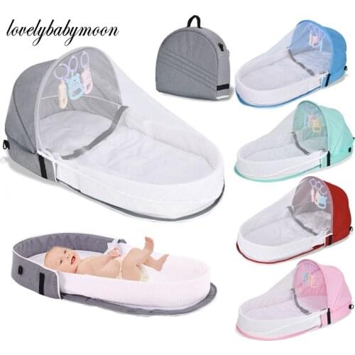 Portable Travel Baby Nest Multi-Function Portable Baby Bed Sleeping Nest Travel Beds Baby Nest For Newborns Portable Cribs