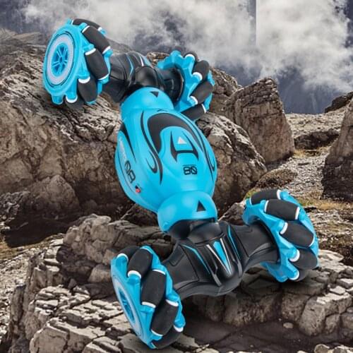 1:16 4WD Radio Gesture Induction Music Light Remote Control Twist High Speed RC Car Stunt Off Road Drift Vehicle Toy D876