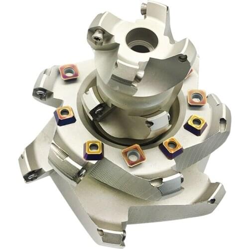 KM12R50-22-4T For SEKT1204 Carbide Insert Clamped Fast Feeding Alloy End Mill Milling Machining Slab Face Milling Cutter