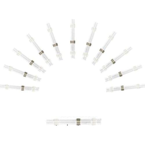 Waterproof Solder Ring Heat Shrinkable Middle Tube Solder Heat Shrink Butt Crimp Terminal Electrical Connectors Wire