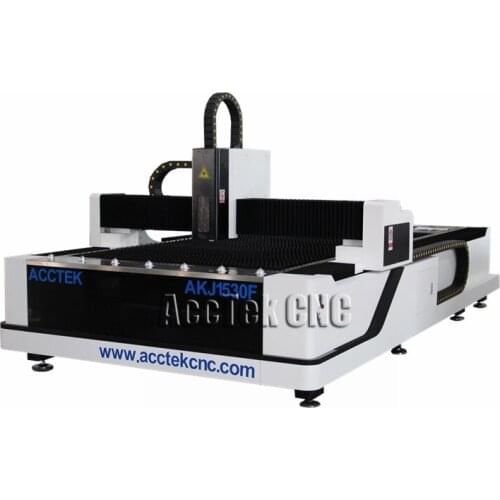 AccTek CNC fiber laser cutter machine for stainless steel/ good after service fiber laser cutting aluminum copper