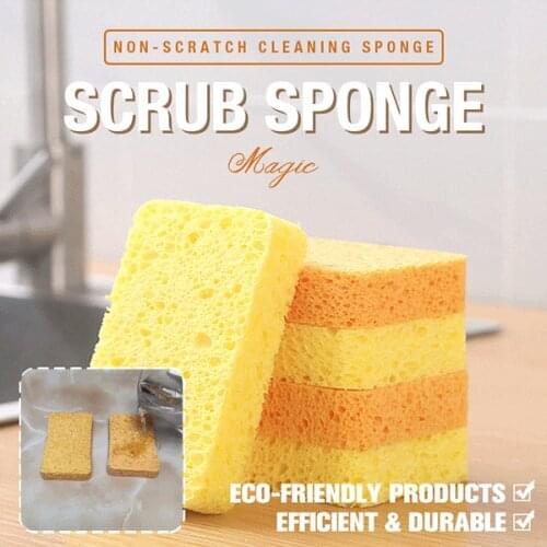 Magic Scrub Sponge Dishwashing Sponge Kitchen Nano Emery Magic Clean Rub Pot Rust Focal Stains Sponge Cleaning Brush Sponges