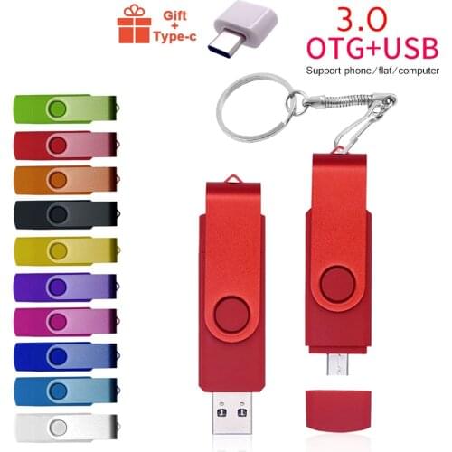 High Speed USB Flash Drive 3.0 OTG Fo Android Phone Pendrive Flashdrive Pen Drive Type C Memoria USB 64GB 128GB 256GB Cle Usb