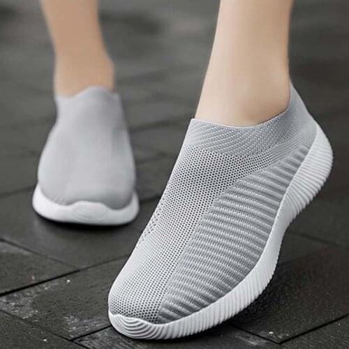 Women Shoes Mesh Flats Woman Casual Shoes Outdoor Light Shoes Casual Walking Womens Sneakers Sapatillas Women Tenis Feminino