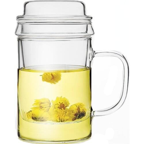 450ml Heat Resistant Glass cup,teapot with lid filter/strainer,coffee,Home office Dinkware,pu'er/Dahongpao/Milk oolong/white tea