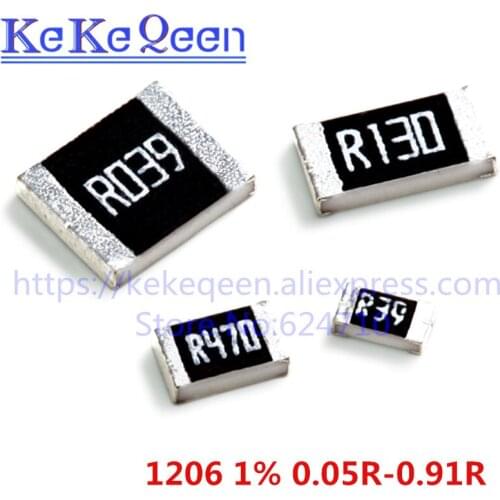 5000PCS 1206 1% SMD 0.1R 0.12R 0.2R 0.22R 0.24R 0.3R 0.33R 0.39R 0.4R 0.47R 0.5R 0.51R 0.56R 0.68R 0.681R 0.75R 0.82R 0.91R