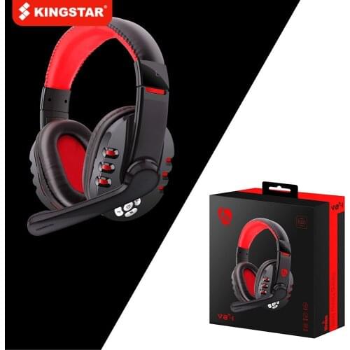 KINGSTAR Bluetooth Gaming Headset V8-1 Headphones with Microphone For PC Phone Game LoL Csgo PUBG Earbuds Sports