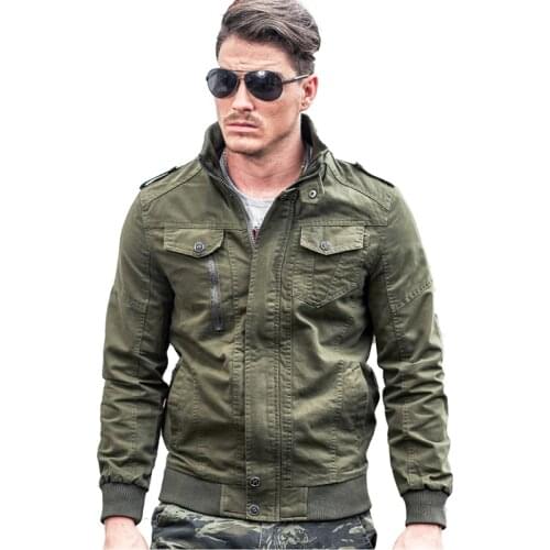 2020 Military Jacket Men Spring Autumn Bomber Jackets Cargo Flight Cotton Mens Jacket Male Plus Size M-6XL jaqueta masculina