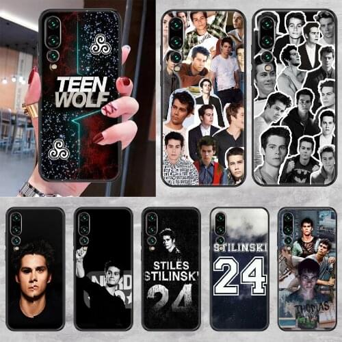 Teen Wolf TV Phone case For Huawei P Mate P10 P20 P30 P40 10 20 Smart Z Pro Lite 2019 black silicone bumper art waterproof 3D