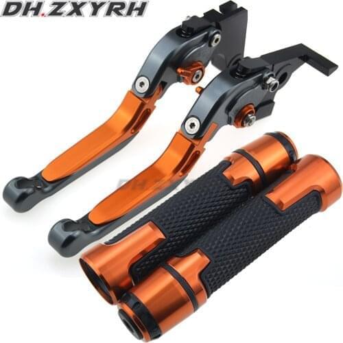 For Aprilia SRV 850 Srv850 2012-2020 2018 2019 CNC Folding Extendable Motorcycle Brake Clutch Levers Handbar End Grips