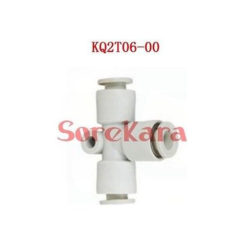 KQ2T06-00 Union Tee Fitting 6mm x 6mm Push In One-Touch Fitting KQ2T0600 SMC Type
