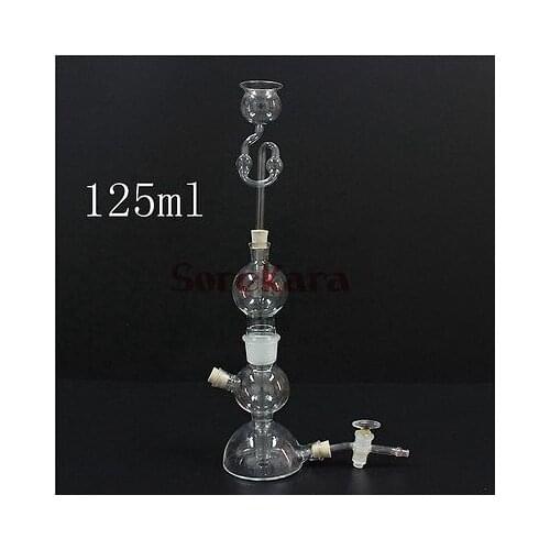 Kipps Apparatus Glass 125ml Lab Equipment Glassware Gas Reaction Lab Use