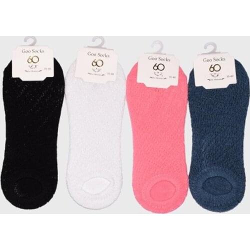 LaTeX Women Booties Socks-Mixed 4'Lü Package-MIXED