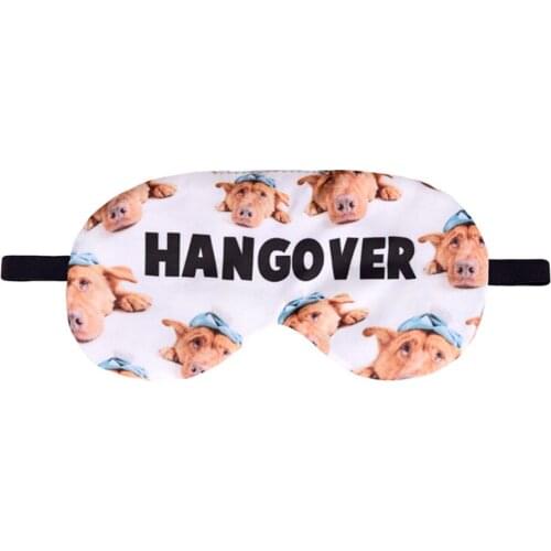 Eye Mask 3D Digital Printing Dog Animal Cartoon Sleeping Mask Eyeshade Breathable Blindfold Headband Eyepatch Night Mask