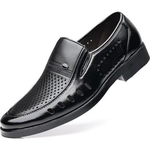 Mazefeng Men Casual Shoes Luxury Brand Summer Patent Leather Mens Loafers Moccasins Hollow Out Breathable Slip on Driving Shoes