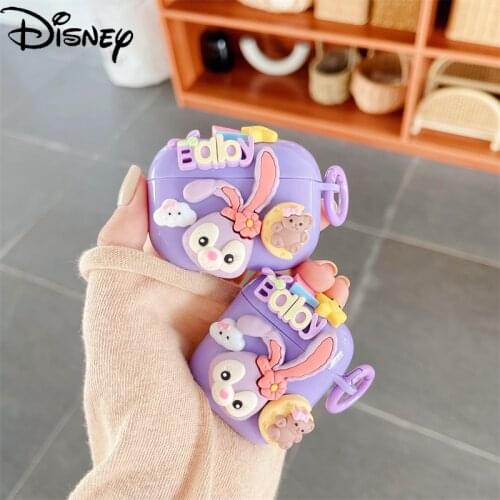 Disney Stellalou for Airpods Protective Cover Apple 1/2/3 Generation Bluetooth Compatible Wireless Earphone Cover Soft Shell
