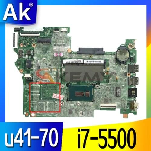 New for lenovo u41-70 motherboard FLEX3 1470 5B20H91220 SR23W i7-5500 100% well Working mainboard