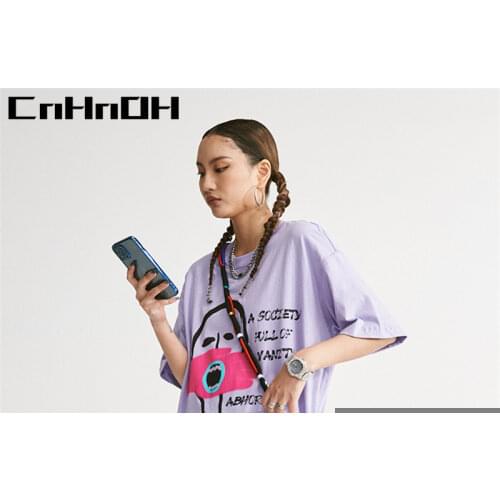 CnHnOH New Arrival Teeshirt Homme Instagram Mens T-shirts Oversized Top Clothing Tee Shirt Dark World 10005