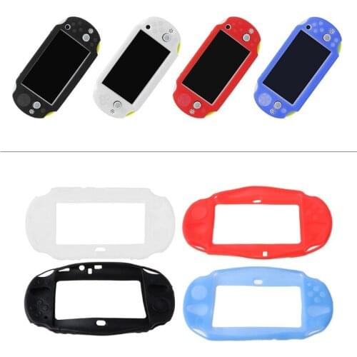 OOTDTY Silicone Rubber Soft Protective Case Cover for Sony PlayStation PS Vita 2000 Silicone gel Protector Skin Case