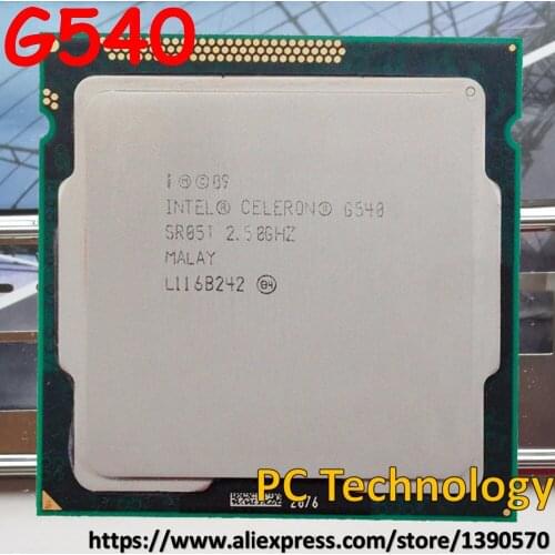 Original Intel Celeron G540 CPU 2.5GHz 2M LGA1155 65W desktop Dual-Core Free shipping ship out within 1 day