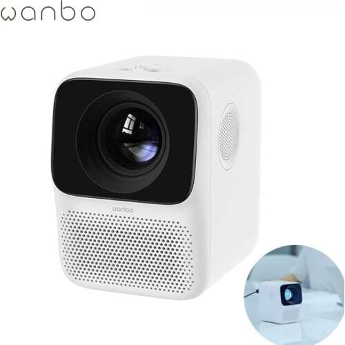 Youpin Wanbo T2 Max LCD Projector LED Support 1080P Vertical keystone correction Portable Mini Home Theater Projector