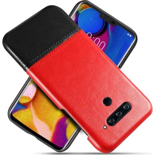 Luxury Leather PU Stitching Slim Phone cases for LG V40 V50 V60 V50s G8s ThinQ G8X Antiskid Anti-fall Untrathin Back Cover Coque