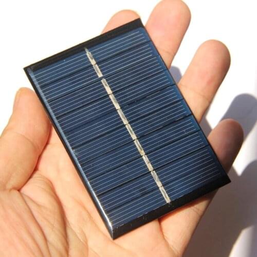 Polycrystallicon 120MA 5V Mini Solar Cell Module DIY Solar Panel Battery Charger 80*55mm 10pcs/lot Free Shipping