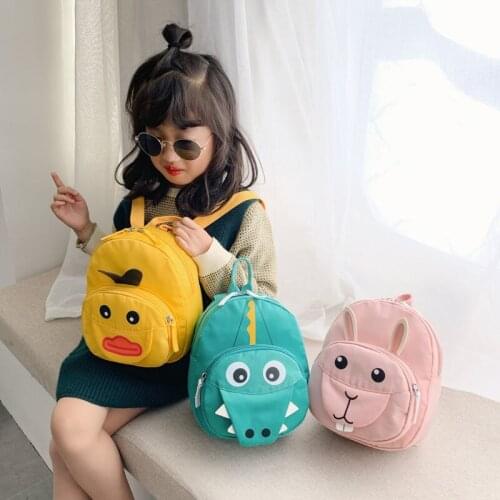 Cartoon Animal Shoulder Bag Children School Bags Kindergarten Baby Backpack Primary School Students Backpacks