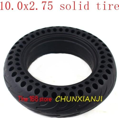 Super 10.0x2.75 Solid Tyre 10*2.75 tubeless tire for 10'' Electric Skateboard Hoverboard Avoid Non-Pneumatic Anti-puncture