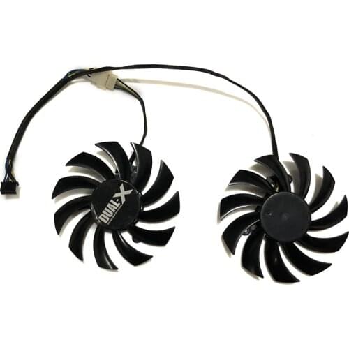 2pcs/set FD7010H12S 75mm 4Pin Graphics Card Fan GPU VGA Cooler For ZOTAC GTX660 Ti Video Cards Cooling As Replacement