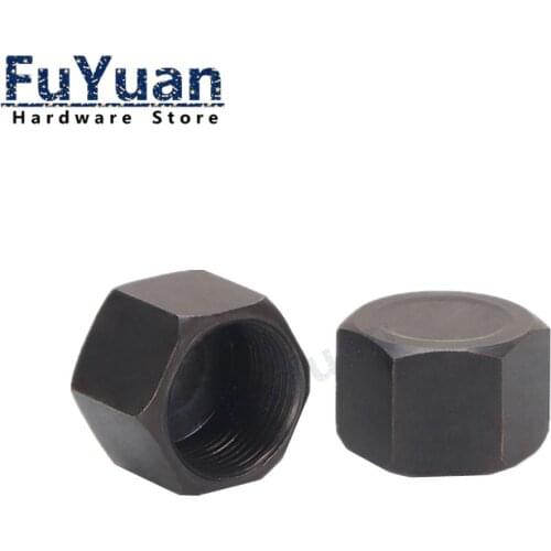 2pcs Metric Hydraulic Tubing Inner Tooth Plugs Cap Bulkhead Metric Thread M14 M16 M18 M20 M22 M24 M27x1.5 oil nut plug
