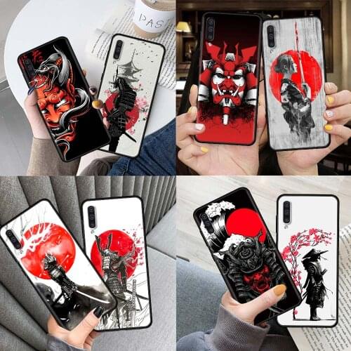 Japan Samurai Art For Samsung A50 A51 A70 A71 A21s Case for Galaxy A31 A10 A20e A30 A40 A20s A10s Soft Phone Cover