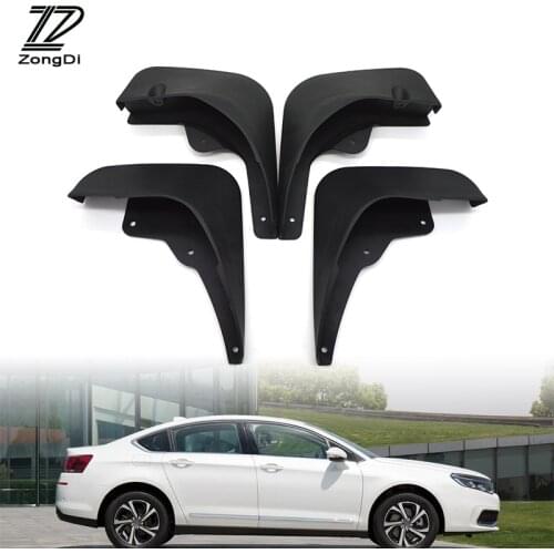 ZD Car Front Rear Mudguards For Citroen C5 2008 2009 2010 2011 2012 2013 2014 2015 2016 2017 Accessories Mudflap Styling Fenders