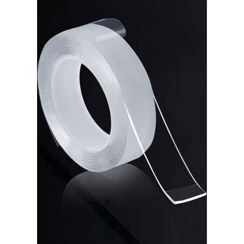 1M/2M/3M/5M 30mm Wide Car sticker double sided tape adhesive Super Strong Waterproof Transparent Traceless Nano Tape for Car