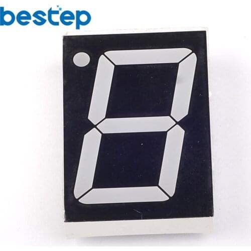 10PCS 1Bit Digital Tube 7 segment 1.8" inch Red LED Display Common Anode Free Shipping