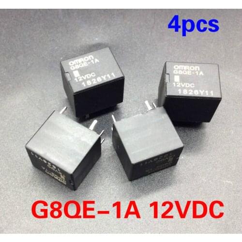 4pcs G8QE-1A 12VDC car relay for Honda 7th Accord Odyssey high beam headlight for Toyota Aygo Citroen C1