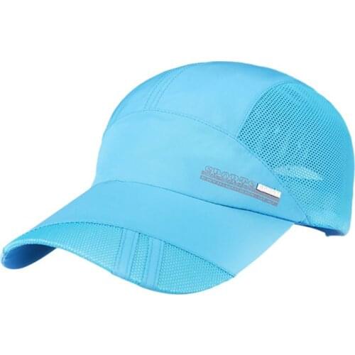 Breathable Hat Cap Men Quick Dry Sport hat Adjustable casquette chapeu Letter mesh men caps For Running Hiking