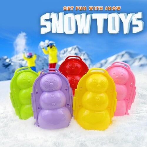 Snow Mold Snowball Maker Clip Snow Sand Mould Tool Toy for Children Kids Outdoor Winter SCIE999