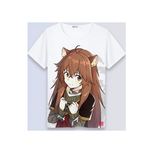 Anime Tate no Yuusha no Nariagari T-Shirts Short Sleeve the rising of the shield hero Iwatani Naofumi Cosplay Unisex Tees Tops